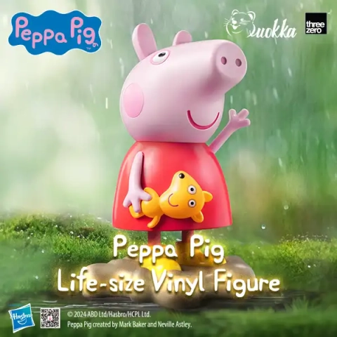Peppa Pig TV Peppa Pig Life-size Vinyl Figure by ThreeZero