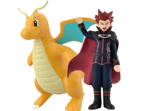 Pokemon Scale World Kanto Region Lance and Dragonite Figure Set (Reissue)