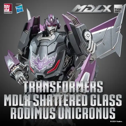 Transformers MDLX Shattered Glass Rodimus Unicronus by ThreeZero