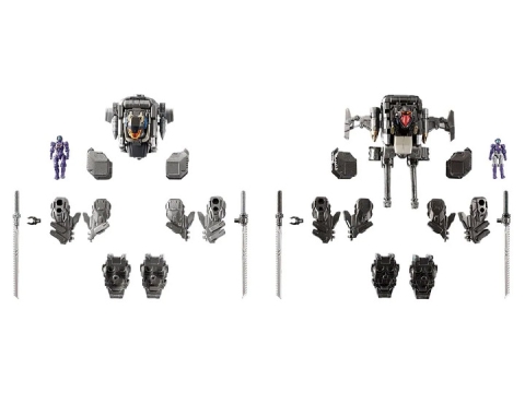 Diaclone TM-23 Tactical Mover EX Core & Armament Wave 2 Set By Takara
