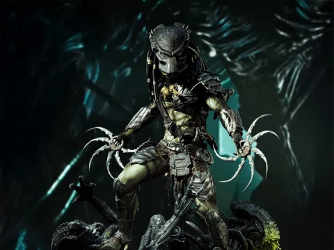 Aliens vs. Predator: Requiem Real Elite Masterline Wolf Predator (Deluxe Ver.) 1/3 Scale Statue