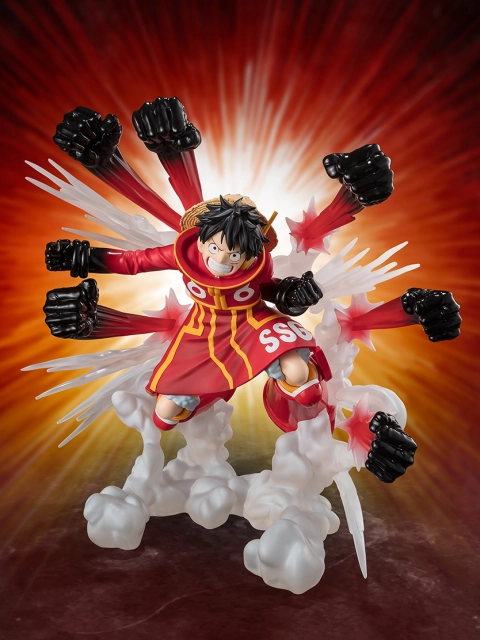 One Piece FiguartsZERO Extra Battle Monkey D. Luffy (Gum Gum Hawk Gatling) by Bandai