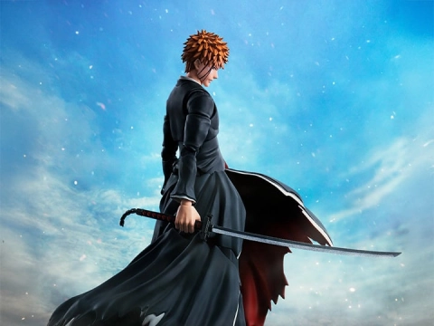 Bleach S.H.Figuarts Ichigo Kurosaki (Getsugatensho Ver.) Action Figure by Bandai
