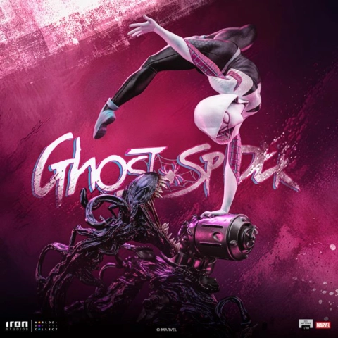 Marvel Battle Diorama Series Ghost-Spider 1/10 Art Scale by Iron Studios