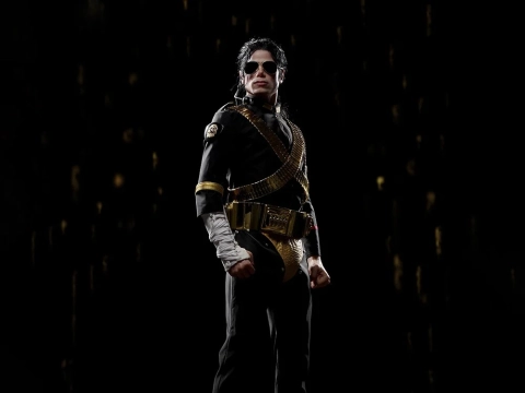 Michael Jackson Eternal Icons Collection Dangerous Tour (Black Outfit Standard Ver.) 1/2 Statue