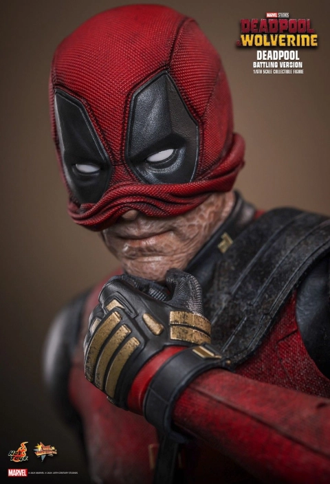 HT MMS782 - Deadpool & Wolverine - 1/6th scale Deadpool (Battling Version)