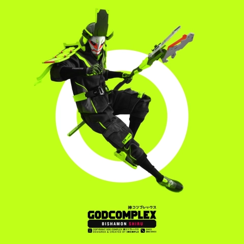 God Complex Bishamon Shiru 1/6 Scale Figure by IMCMPLX