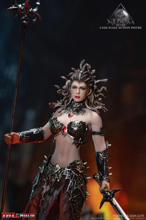 Medusa (Silver Human Form) 1/12 Scale Action Figure by TBLeague