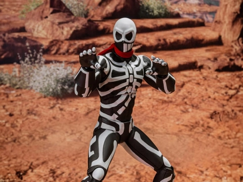 Fighting EX Layer Skullomania 1/12 Scale Action Figure by Storm Collectibles