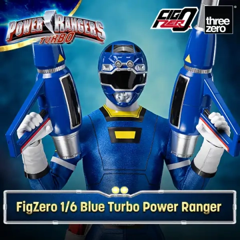 Power Rangers Turbo FigZero Blue Turbo Ranger 1/6 Scale Figure by ThreeZero