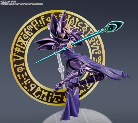 Yu-Gi-Oh! Duel Monsters S.H.MonsterArts Dark Magician Action Figure by Bandai