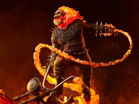 Marvel Premium Format Ghost Rider Statue By Sideshow