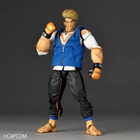 Street Fighter 6 Amazing Yamaguchi Revoltech NR078 Luke Action Figure by Kaiyodo