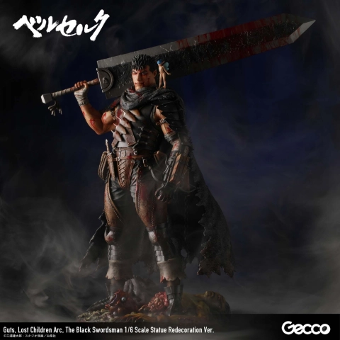 Berserk Guts The Black Swordsman Lost Children Arc (Redecoration Ver.) 1/6 Scale Statue
