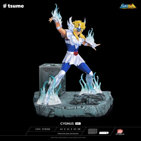Saint Seiya HQS Plus Cygnus Hyoga Limited Edition Statue By Tsume Art