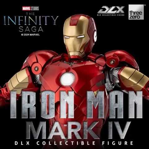 Avengers: The Infinity Saga DLX Iron Man Mark IV 1/12 Scale Action Figure by ThreeZero