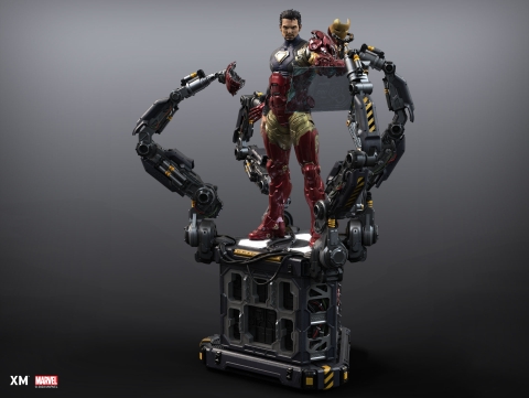 Iron Man (Suit Up) Ver B 1/4 Scale by XM Studios