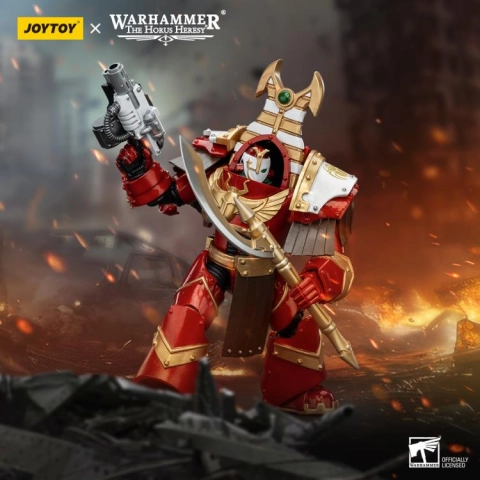 JT8605 Sekhmet Terminator Cabal Sekhmet with Combi-Melta and Achea Force Weapon 1/18 by JoyToy