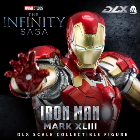 Avengers: Infinity Saga DLX Iron Man Mark 43 1/12 Scale By ThreeZero