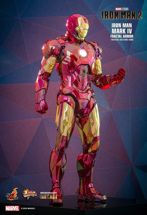 HT MMS792D70 - Iron Man 2 - 1/6th scale Iron Man Mark IV (Fractal Armor)