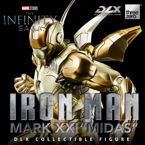 Avengers: The Infinity Saga DLX Iron Man Mark 21 (Midas) 1/12 by ThreeZero