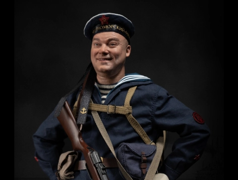 FP021A Soviet Naval Infantry Musician Black Sea Fleet Sevastopol 1942 1/6 Scale