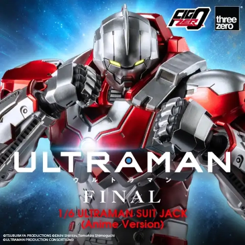 Ultraman Final Season FigZero Ultraman Suit Jack (Anime Ver.) 1/6 Scale Action Figure by ThreeZero