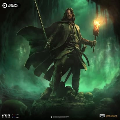 The Lord of the Rings Aragorn Unleashed 1/10 Art Scale Limited Edition Statue