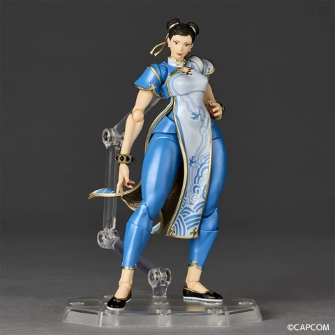 Street Fighter 6 Amazing Yamaguchi Revoltech NR063 Chun-Li by Kaiyodo