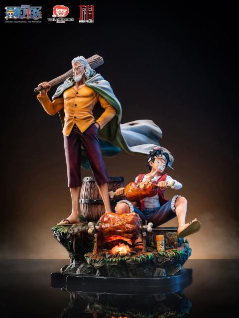 ONE PIECE: MINI STATUE SERIES, LUFFY AND RAYLEIGH (LICENSED) By Jimei Palace