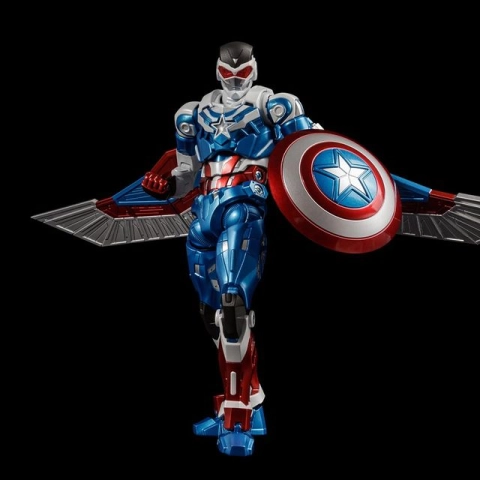 Marvel Fighting Armor Captain America (Sam Wilson) Action Figure by Sentinel