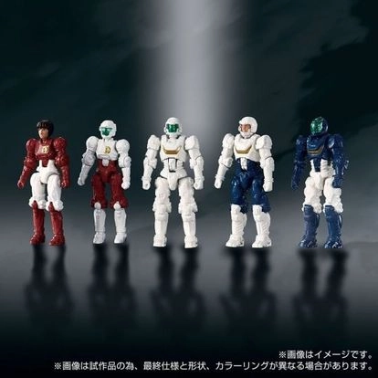 Diaclone DA-107 Dia-nauts & Female Member (Ver. 2.0) Five Figure Set by Takara