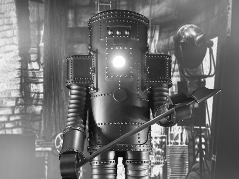 The Classic Republic Serial Robot AKA The Water Heater Robot 1/12 Scale Figure By Executive Replicas