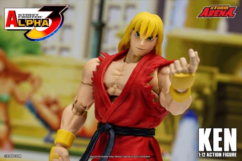 Street Fighter Alpha 3 Storm Arena Ken 1/12 Scale Action Figure by Storm Collectibles