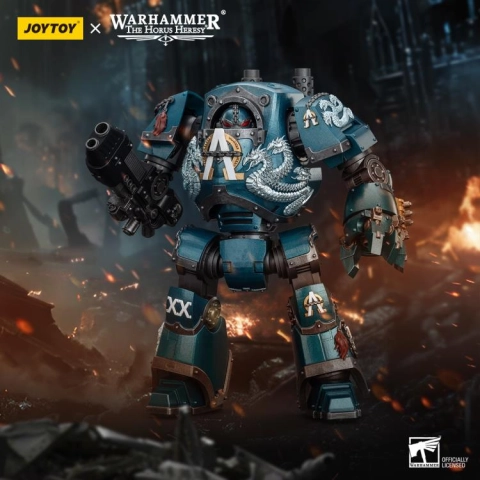 JT01109 Warhammer: Alpha Legion Contemptor Dreadnought with Gravis Plasma Cannon 1/18 Scale