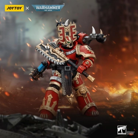 JT00607 Warhammer 40K World Eaters Khorne Berzerker (Ver. 4) 1/18 by JoyToy