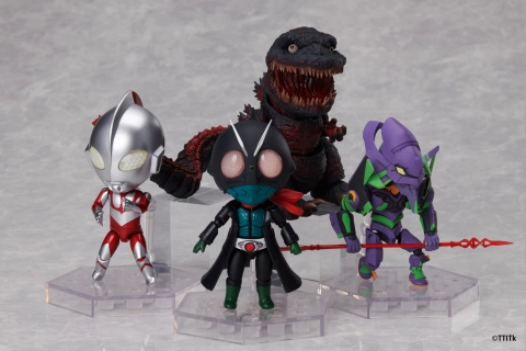 DFORM+ SHIN JAPAN HEROES UNIVERSE Full Action Deforme Figure (Set of 4) by Elcoco