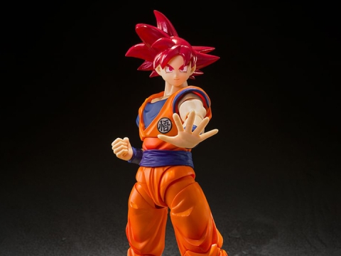 Dragon Ball Super S.H.Figuarts Super Saiyan God Goku (Saiyan God of Virtue) By Bandai