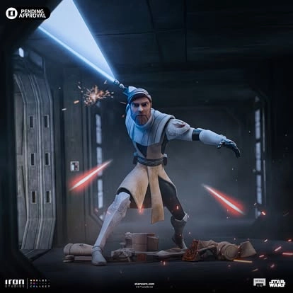 Star Wars: The Clone Wars Obi-Wan Kenobi 1/10 Art Scale Statue