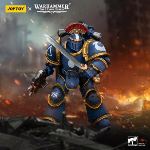 JT00102 Warhammer: MKIII Legionaries Sergeant with Power Sword 1/18 by JoyToy