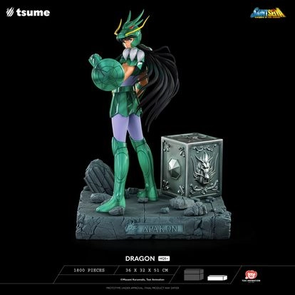 Saint Seiya HQS Plus Dragon Shiryu Limited Edition Statue by Tsume