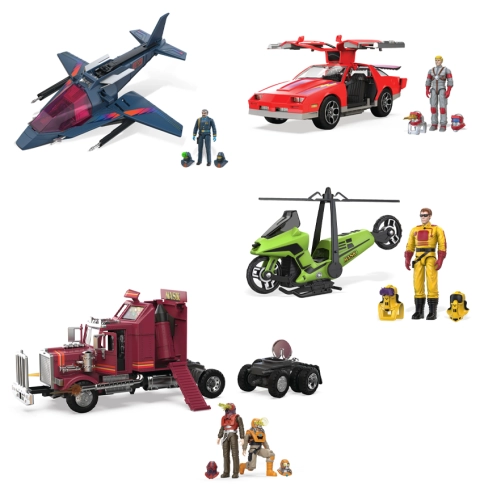 M.A.S.K. Series 1 Vehicle and Action Figure Set Bundle