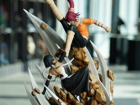 Bleach Duel of 2nd Division: Yoruichi Shihouin vs. Soifon 1/6 Scale by Soul Wing