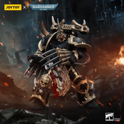 JT00973 Warhammer 40K Chaos Space Marines Black Legion Chosen with Lightning Claws 1/18 Scale