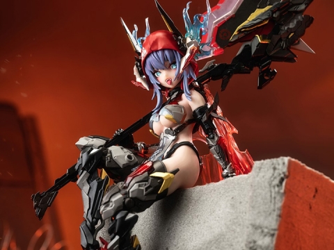 Barbera Red Mecha Girl (Nuclear Gold Reconstruction) 1/9 Scale Action Figure By Animester