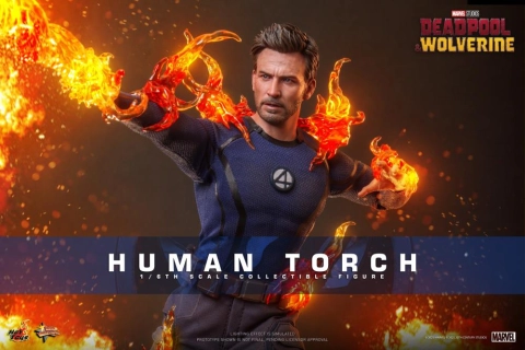 Deadpool & Wolverine MMS789 Human Torch 1/6th Scale Collectible Figure by Hot Toys