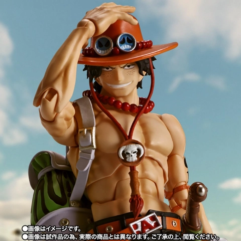 One Piece S.H.Figuarts Portgas D. Ace Fire Fist Figure by Bandai