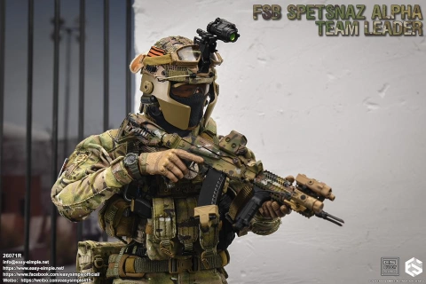 ES-26071R FSB Alpha Team Leader 1/6 Action Figure