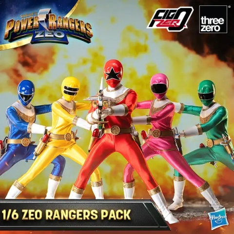 Power Rangers Zeo FigZero Zeo Rangers 1/6 Scale Figure 5-Pack by ThreeZero