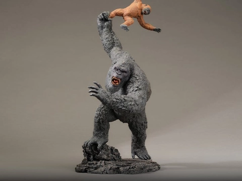 Godzilla x Kong: The New Empire Hall of Fame Kong (Weaponized Suko Ver.) Statue